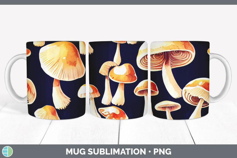 mushrooms-mug-sublimation-coffee-cup-designs-png