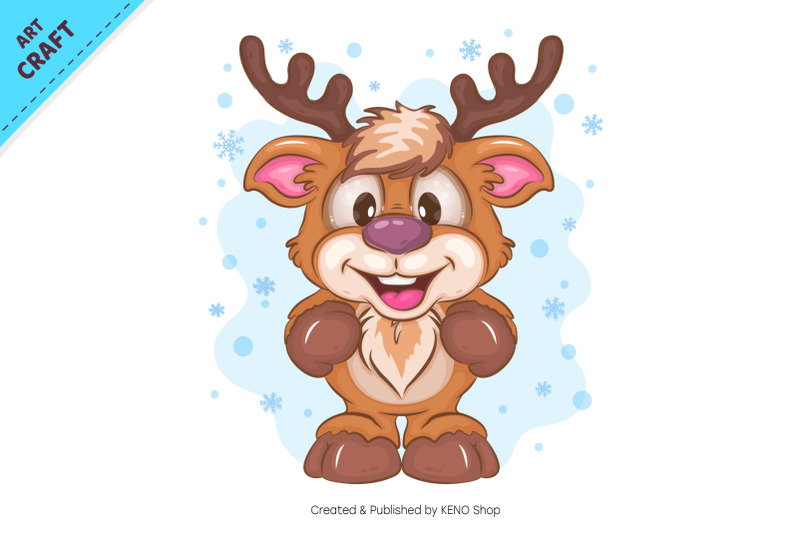 cute-cartoon-deer-clipart