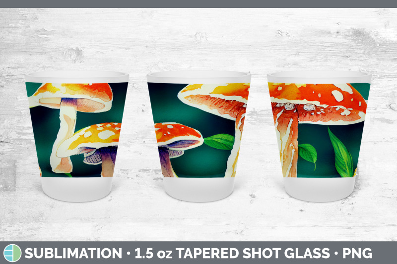 mushrooms-shot-glass-sublimation-shot-glass-1-5oz-tapered