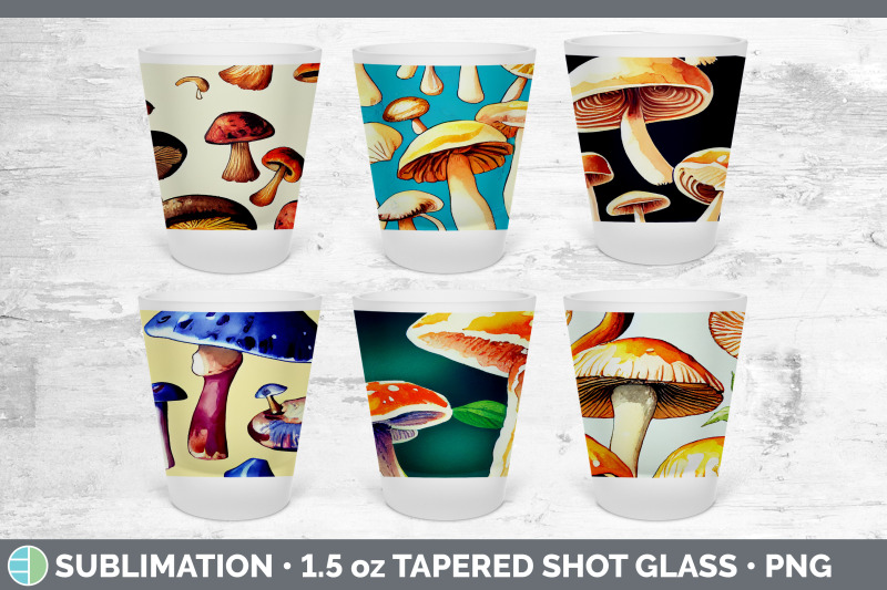 mushrooms-shot-glass-sublimation-shot-glass-1-5oz-tapered