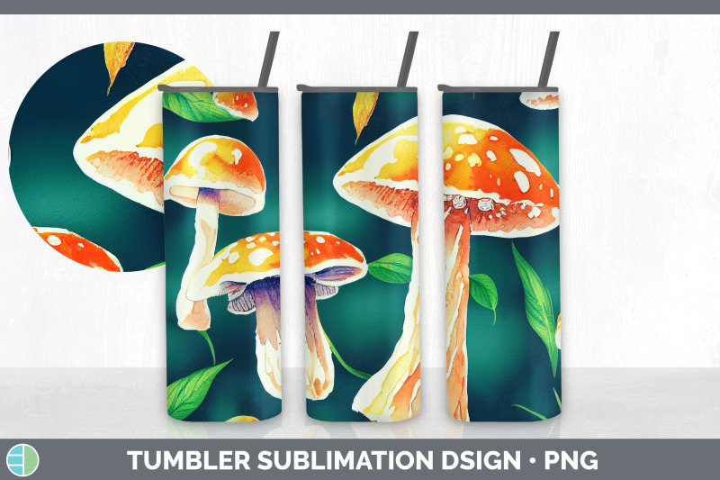 mushrooms-tumbler-sublimation-bundle