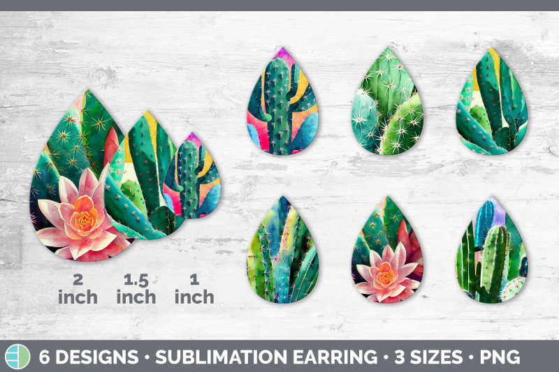 cactus-teardrop-earring-sublimation-designs-bundle