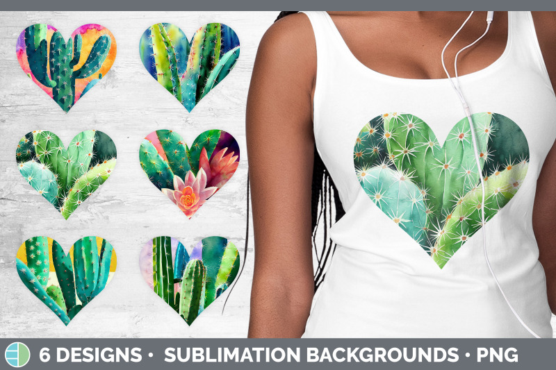 cactus-hearts-clipart-sublimation-designs