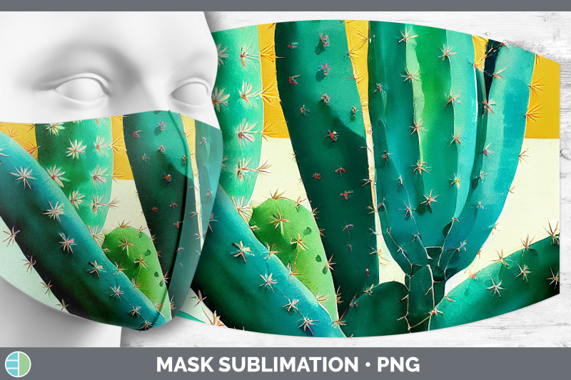 cactus-mask-sublimation-bundle-face-mask-designs