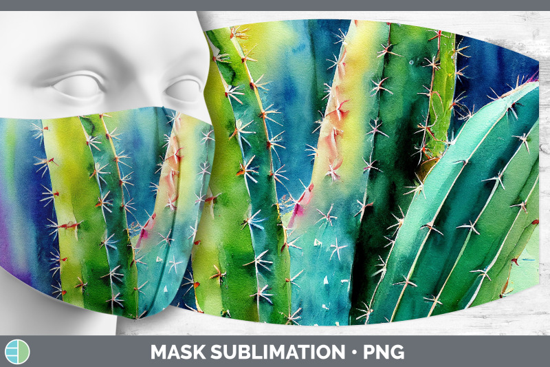 cactus-mask-sublimation-bundle-face-mask-designs