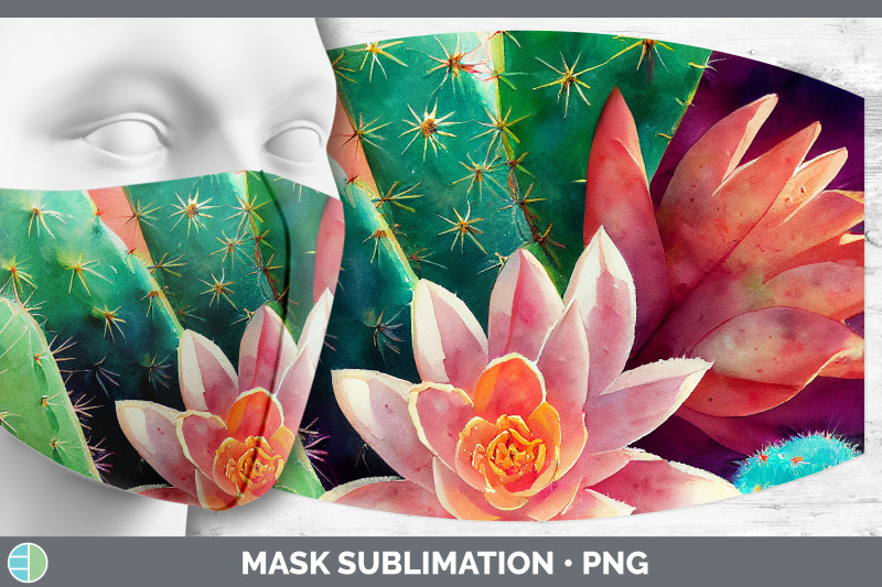 cactus-mask-sublimation-bundle-face-mask-designs