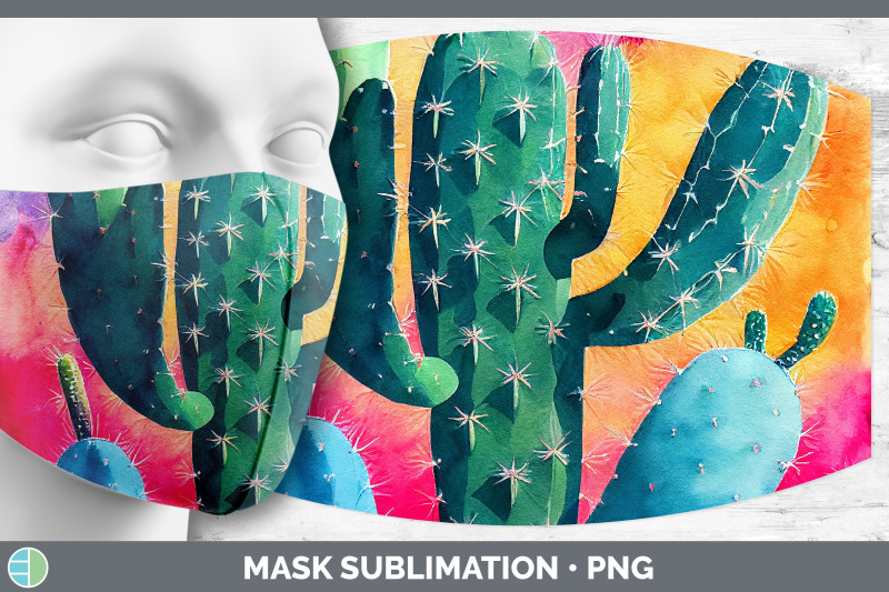 cactus-mask-sublimation-bundle-face-mask-designs