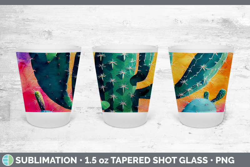 cactus-shot-glass-sublimation-shot-glass-1-5oz-tapered