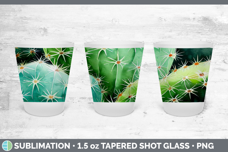 cactus-shot-glass-sublimation-shot-glass-1-5oz-tapered