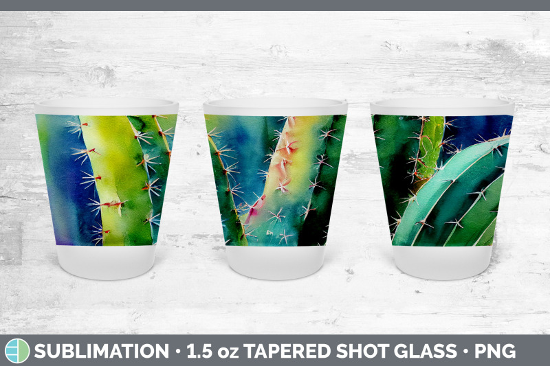 cactus-shot-glass-sublimation-shot-glass-1-5oz-tapered