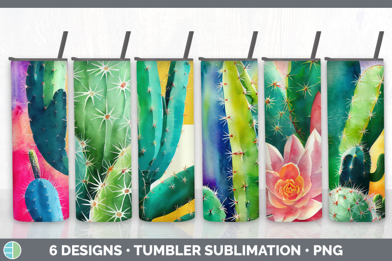 cactus-tumbler-sublimation-bundle