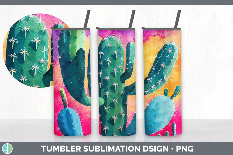 cactus-tumbler-sublimation-bundle