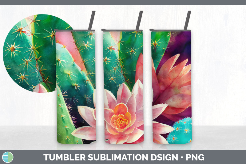 cactus-tumbler-sublimation-bundle