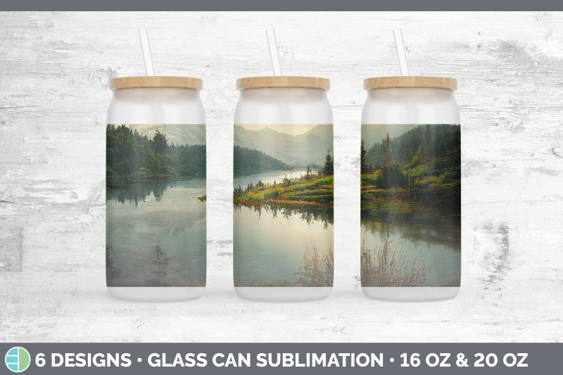 lake-glass-can-sublimation-beer-mason-jar