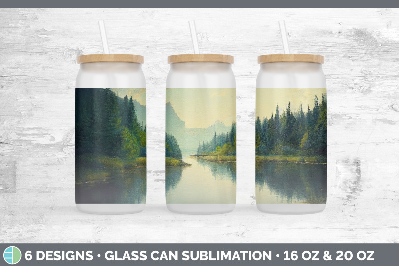 lake-glass-can-sublimation-beer-mason-jar