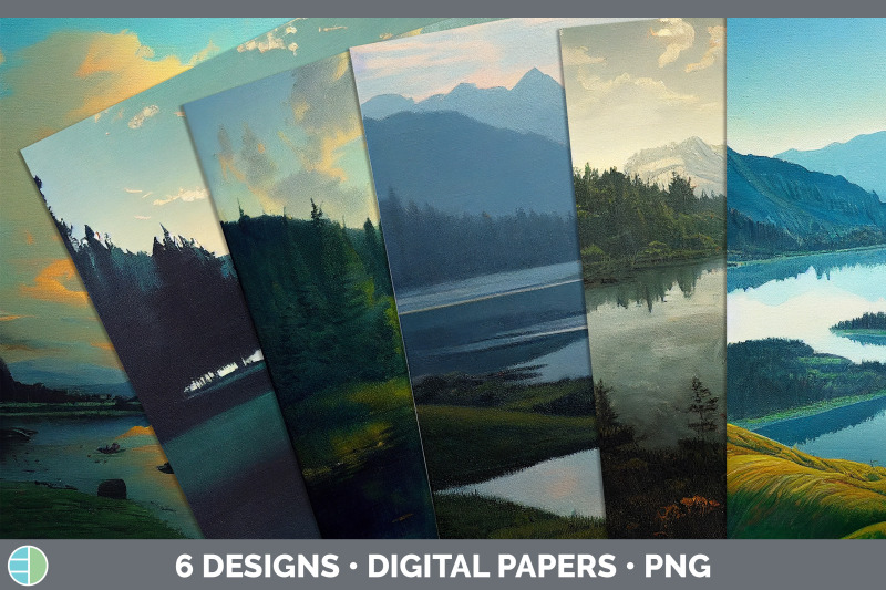lake-backgrounds-digital-scrapbook-papers