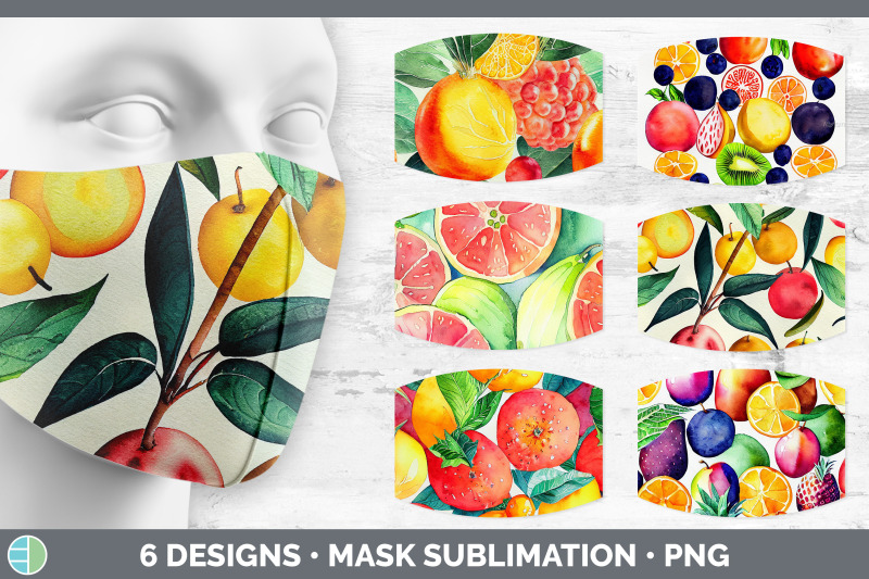 fruit-mask-sublimation-bundle-face-mask-designs