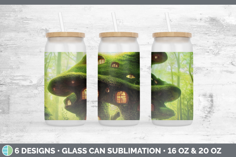 tree-house-glass-can-sublimation-beer-mason-jar