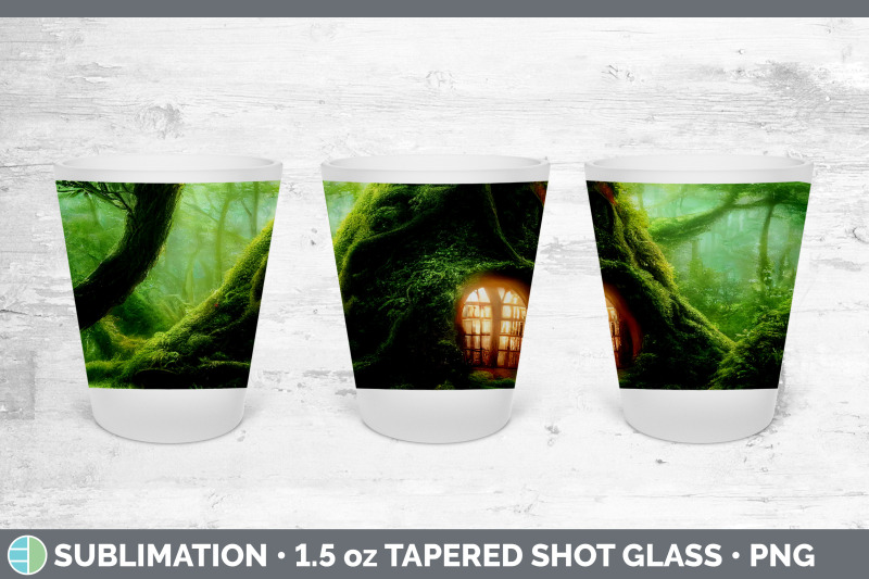 tree-house-shot-glass-sublimation-shot-glass-1-5oz-tapered