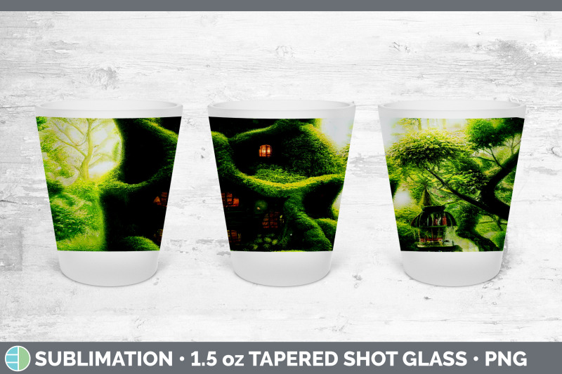 tree-house-shot-glass-sublimation-shot-glass-1-5oz-tapered