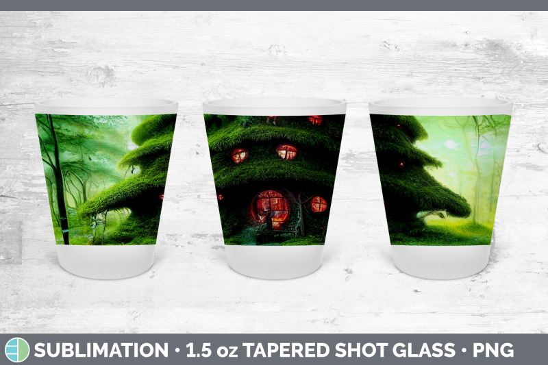 tree-house-shot-glass-sublimation-shot-glass-1-5oz-tapered