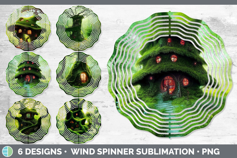 tree-house-background-wind-spinner-sublimation-designs-bundle