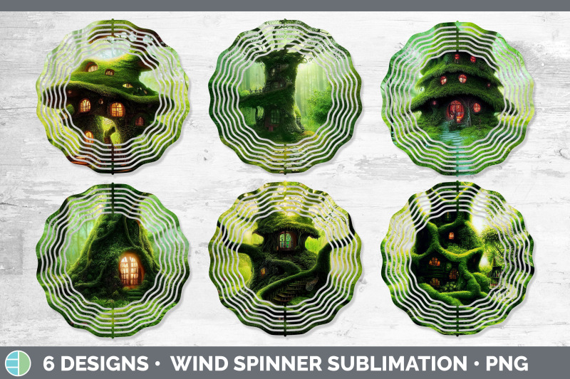 tree-house-background-wind-spinner-sublimation-designs-bundle