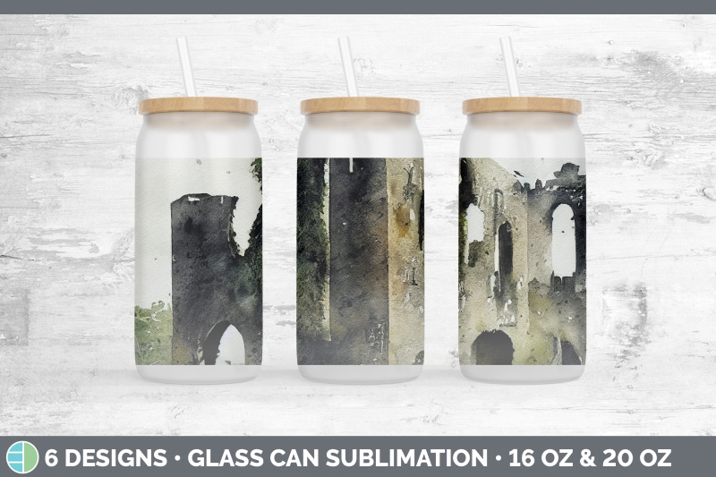 castle-ruins-glass-can-sublimation-beer-mason-jar