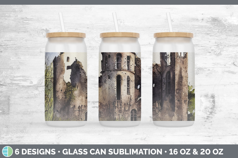 castle-ruins-glass-can-sublimation-beer-mason-jar