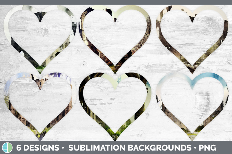 castle-ruins-heart-frame-clipart-sublimation-designs