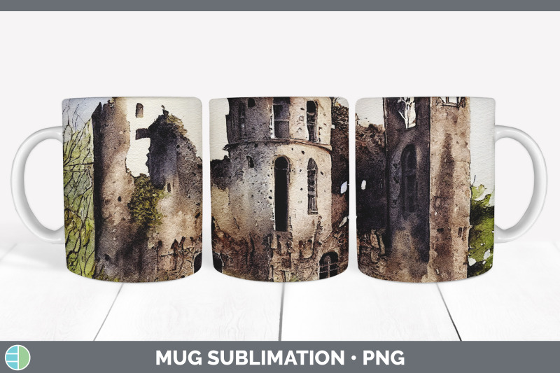 castle-ruins-mug-sublimation-coffee-cup-designs-png