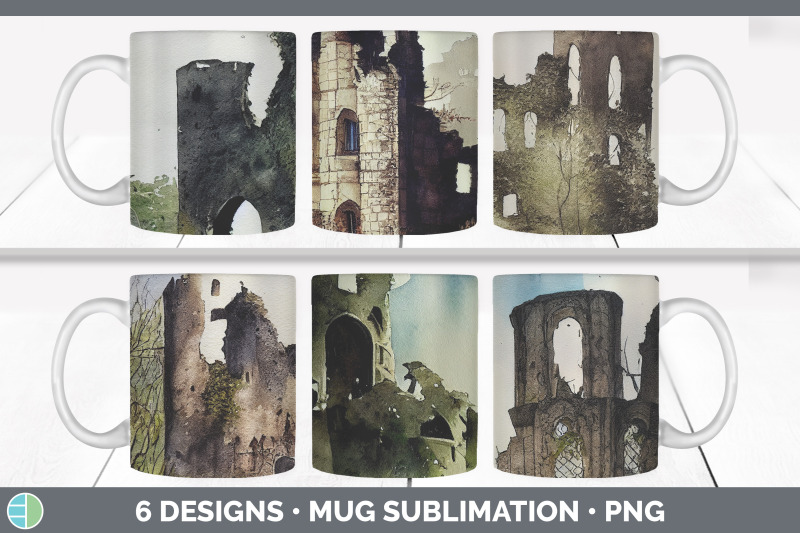 castle-ruins-mug-sublimation-coffee-cup-designs-png