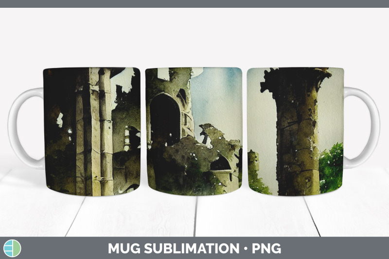 castle-ruins-mug-sublimation-coffee-cup-designs-png