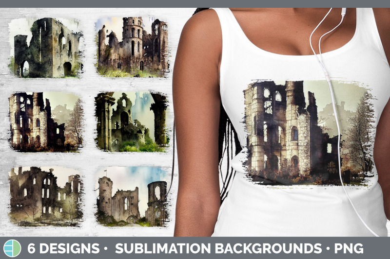 castle-ruins-distressed-sublimation-background-panel