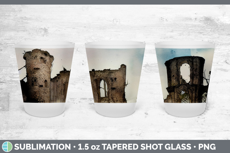 castle-ruins-shot-glass-sublimation-shot-glass-1-5oz-tapered