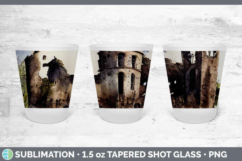 castle-ruins-shot-glass-sublimation-shot-glass-1-5oz-tapered