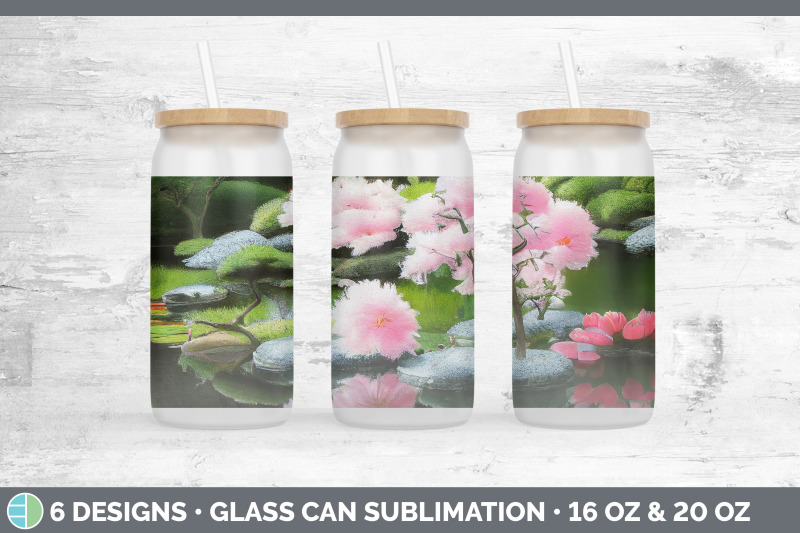 japanese-garden-glass-can-sublimation-beer-mason-jar