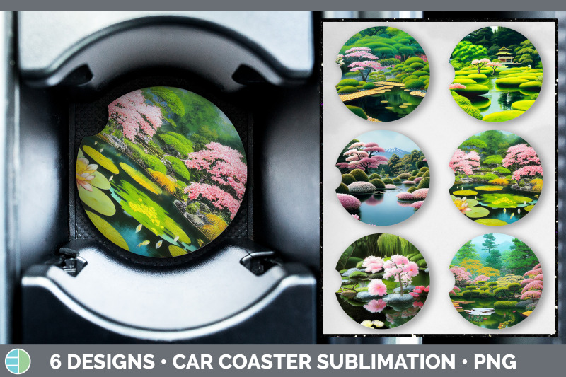 japanese-garden-car-coaster-sublimation-designs-bundle