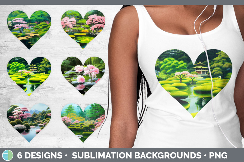 japanese-garden-hearts-clipart-sublimation-designs