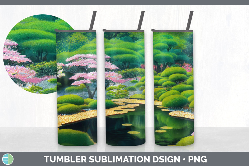 japanese-garden-tumbler-sublimation-bundle