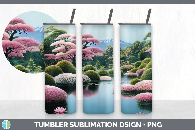 japanese-garden-tumbler-sublimation-bundle