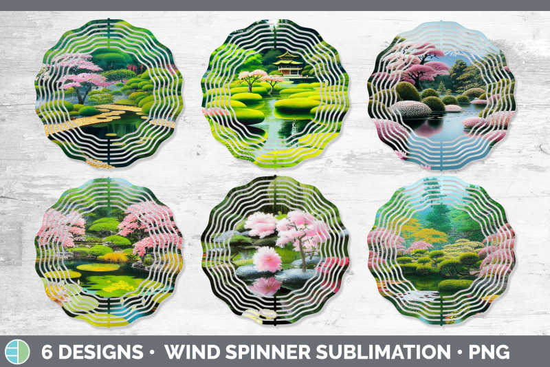 japanese-garden-painted-wind-spinner-sublimation-designs-bundle