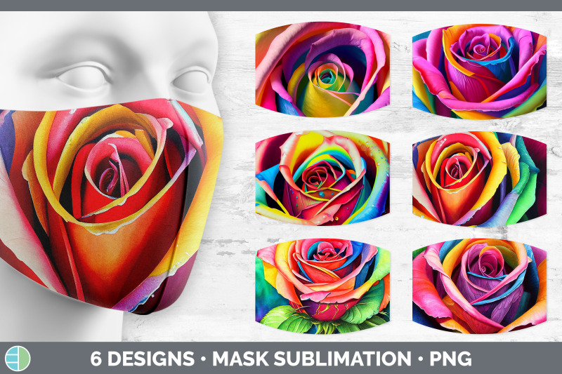 rainbow-roses-mask-sublimation-bundle-face-mask-designs