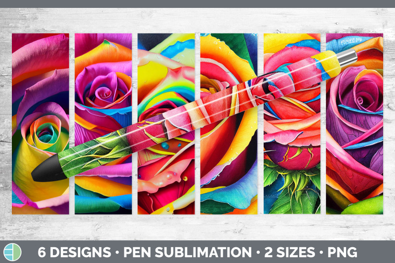 rainbow-roses-pen-wraps-epoxy-sublimation-bundle