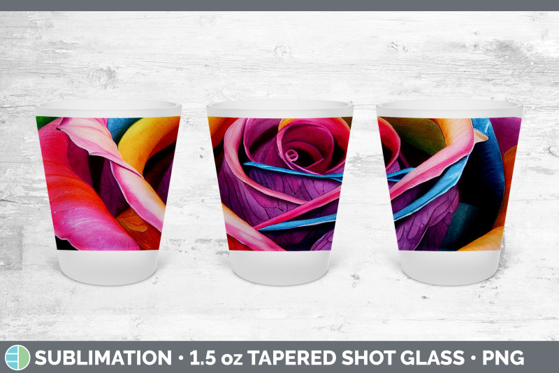 rainbow-roses-shot-glass-sublimation-shot-glass-1-5oz-tapered