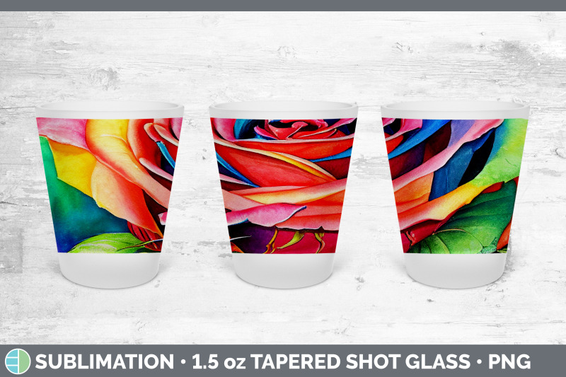 rainbow-roses-shot-glass-sublimation-shot-glass-1-5oz-tapered