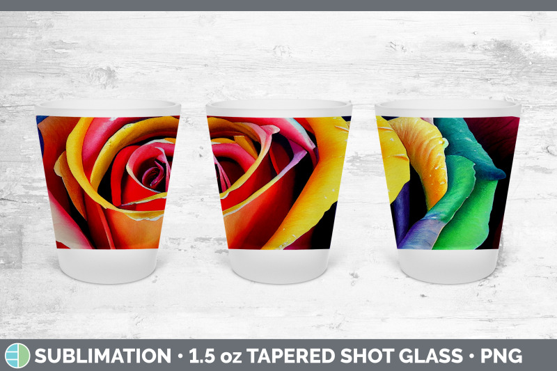 rainbow-roses-shot-glass-sublimation-shot-glass-1-5oz-tapered