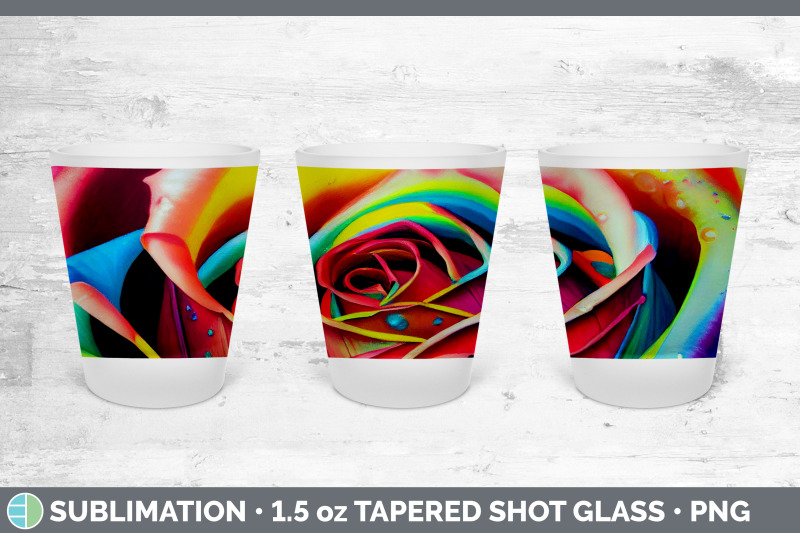 rainbow-roses-shot-glass-sublimation-shot-glass-1-5oz-tapered