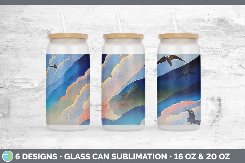 birds-flying-glass-can-sublimation-beer-mason-jar