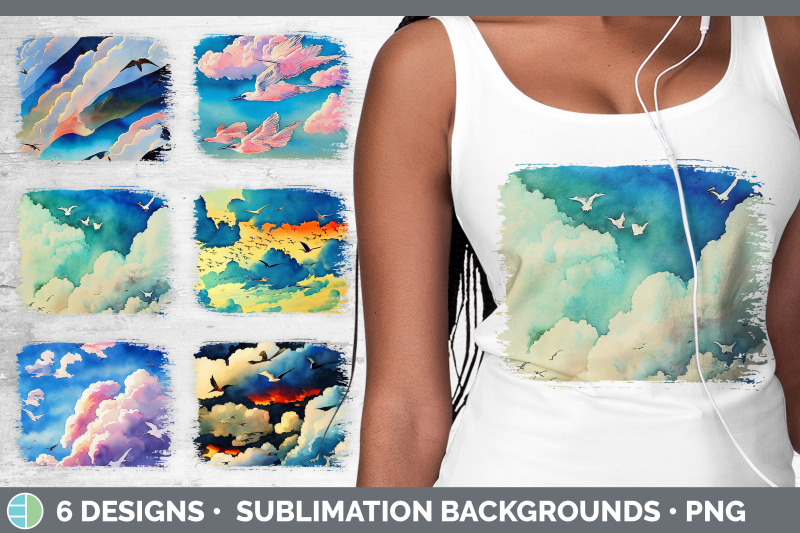 birds-flying-distressed-sublimation-background-panel